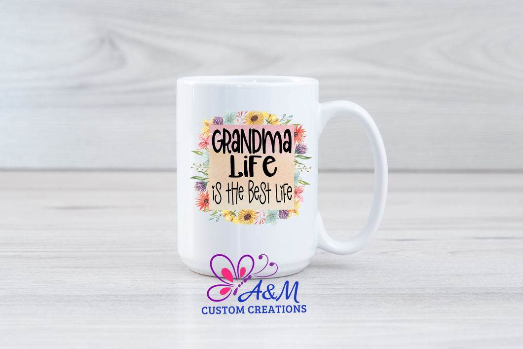 Grandma Life - 15oz Mug