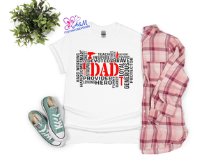 Dad Word Art Shirt